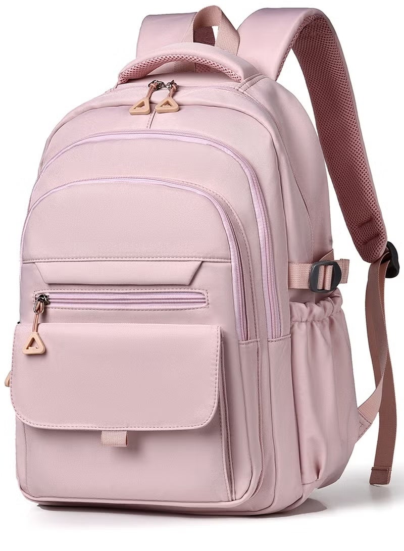 Pastel Pink Multi - Pocket Backpack - Image 1